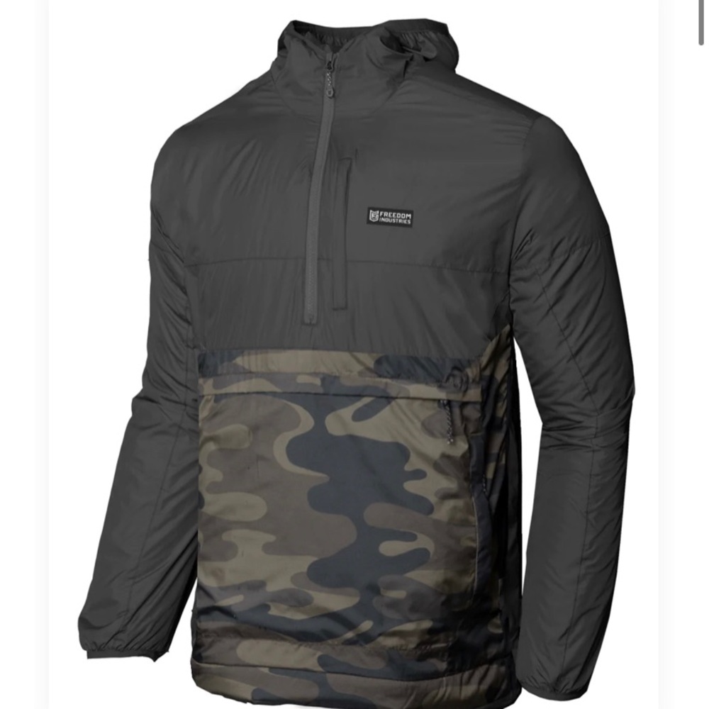 Insulated mens hoodie/pull over